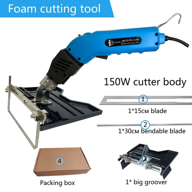 Foam Cutter Grooving Styrofoam Carve Pearl Cotton Hot Knife Electric Foam Polystyrene Cutting Machine Styrofoam Cutter DIY Tool