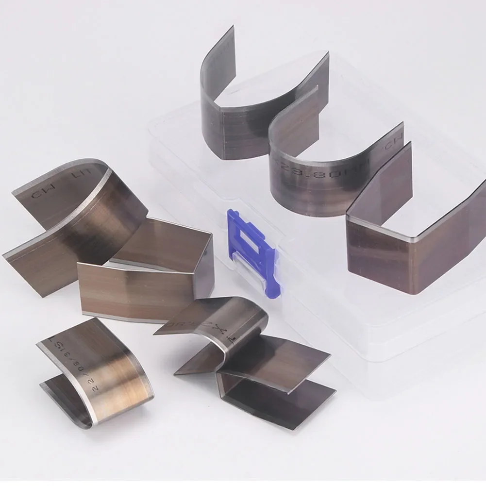 Leather Belt Punch Chisel Cutter Mold Round/V Shaped/Square Corner Cutter Strap Edge Punch 15/20/25/30/35/38mm 18/10/7PCS
