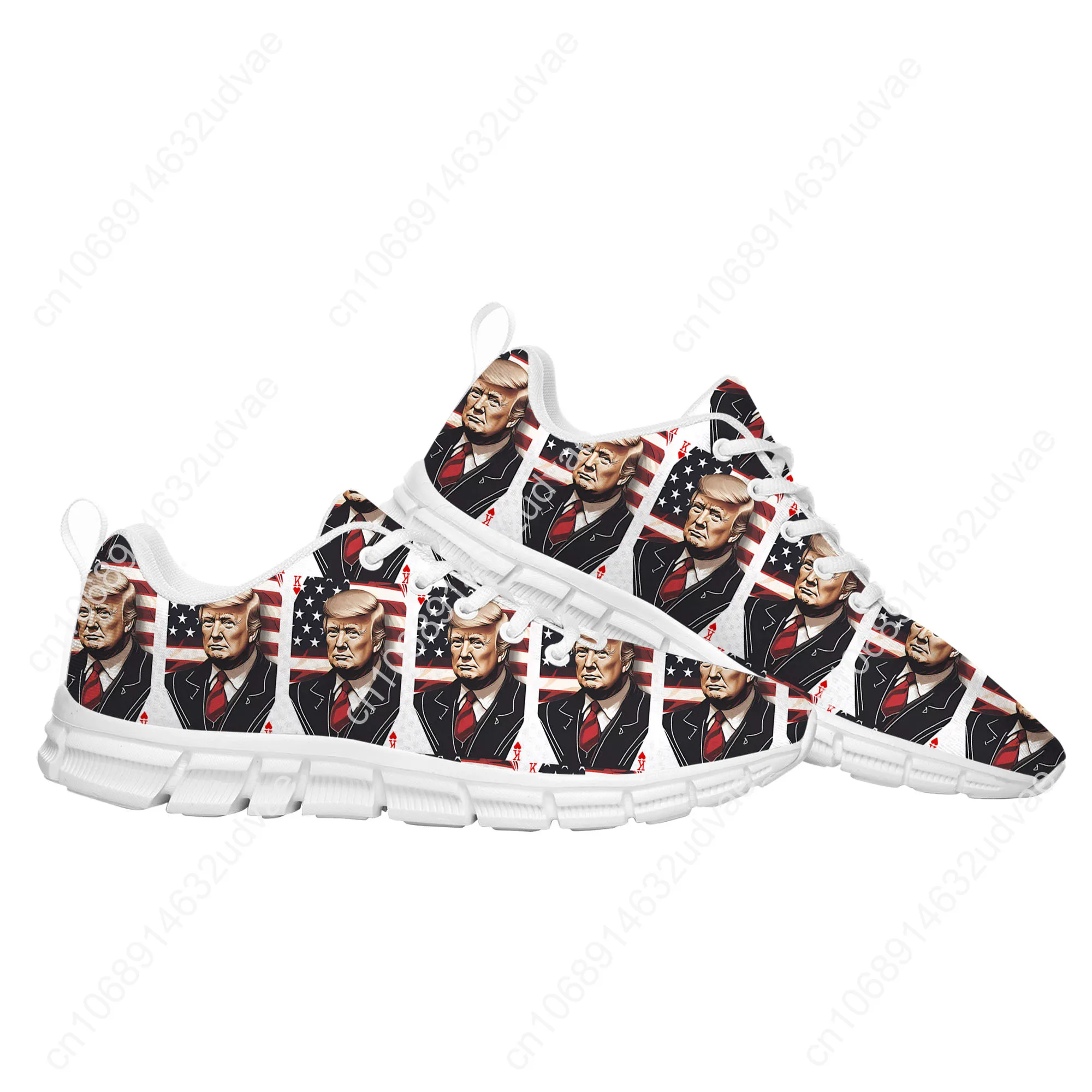 Trump 2024 Sports Shoes MAKE AMERICAN GREAT AGAIN KING Mens Womens Teenager Kids Children Sneakers Custom Couple Shoes
