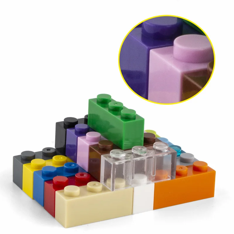 

80pcs Small Particle 3622 High Brick 1x3 Building Blocks Parts DIY Blocks Compatible with Creative Gift Castle Toy