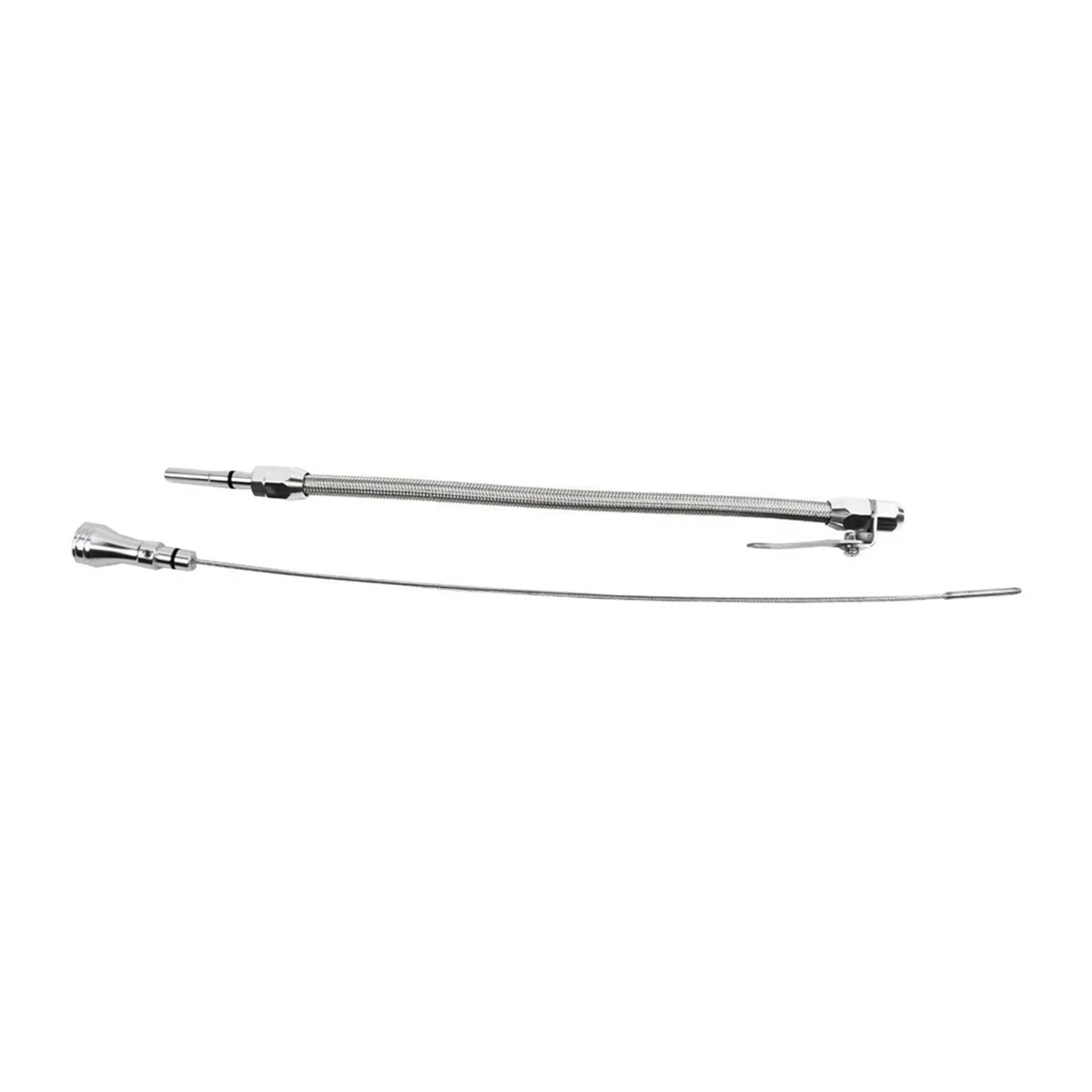 Car Flexible Braided Oil Dipstick Chevrolet LS LS1 LS2 LS6 5.7 6.0 Engines Stainless Steel Oil Straw