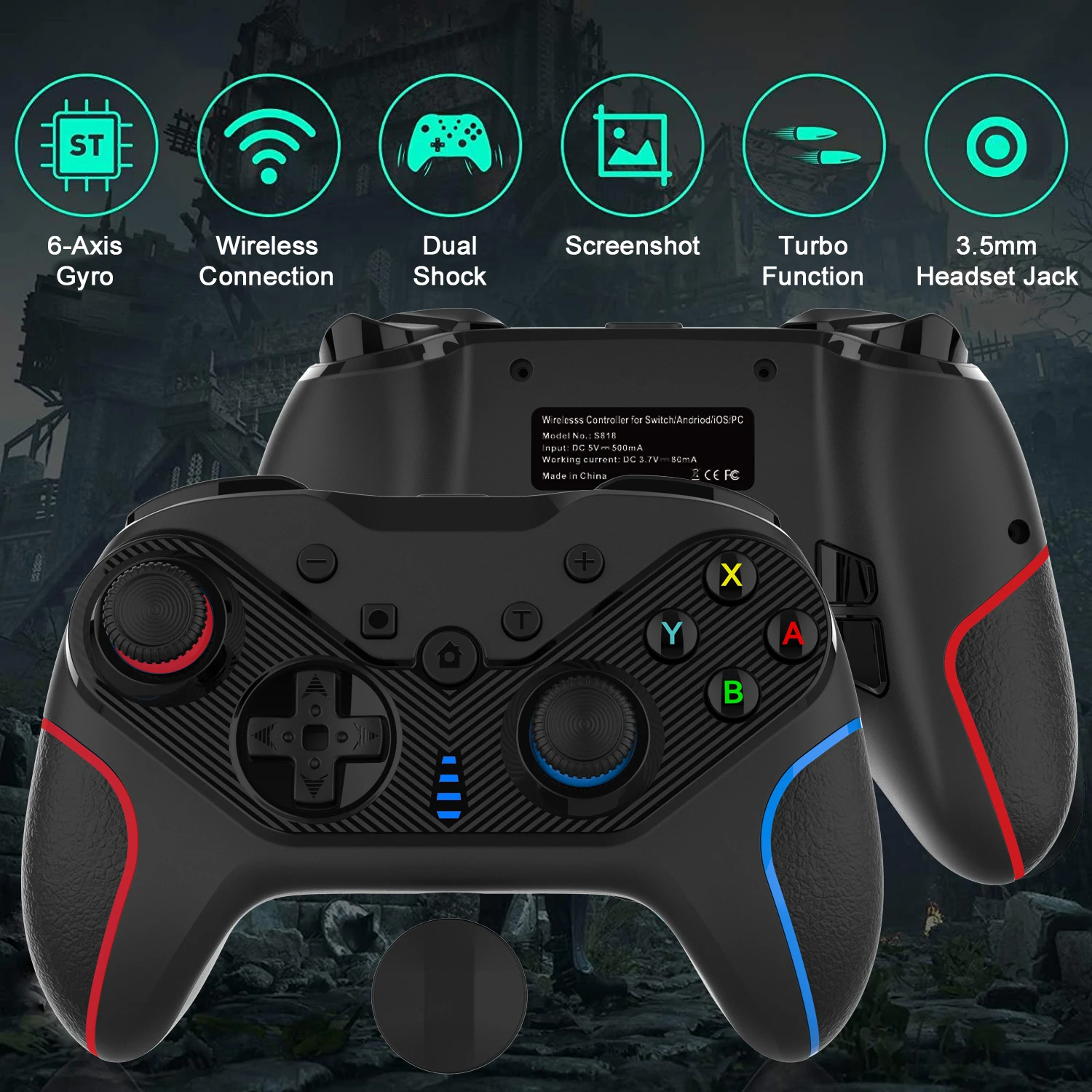 公式正規販売店 Nintendo Switch Pro用のワイヤレスゲームパッド Iosおよびandroidと互換性のあるusbコントローラー 値下げ価格 Lp Megaestante Com Br