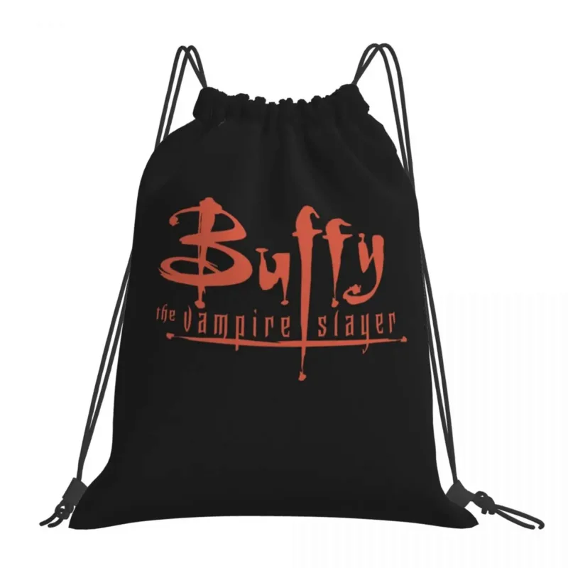 

Buffy The Vampire Slayer Backpacks Portable Drawstring Bundle Pocket Sports Bag Book Bags For Travel School