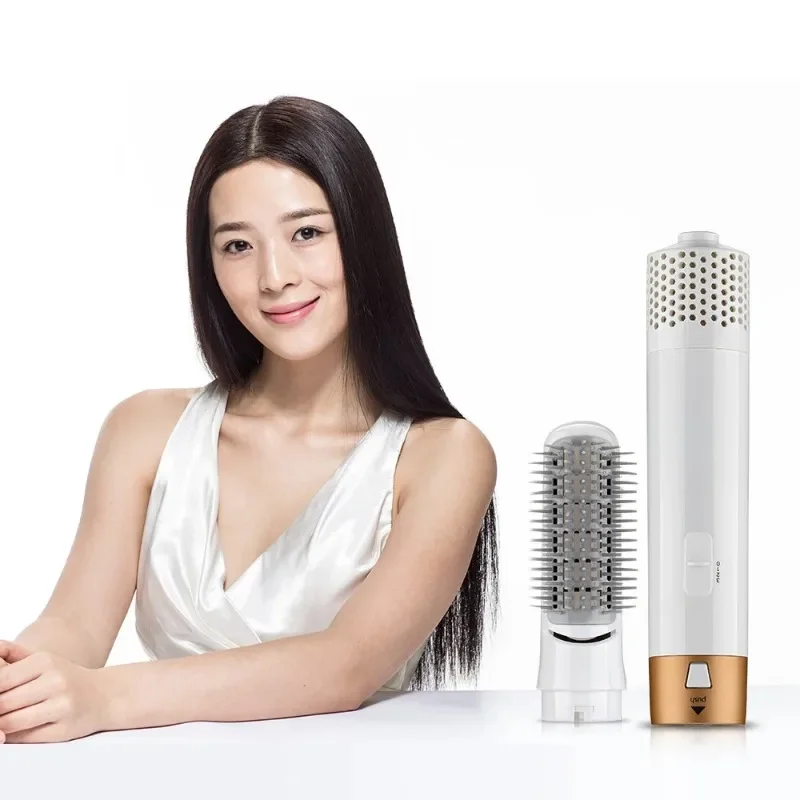 7 in 1 Hair Dryer Hot Air Brush Styler and Volumizer Hair Straightener Curler Comb Negative Ion One Step Hair Dryer Brush 3