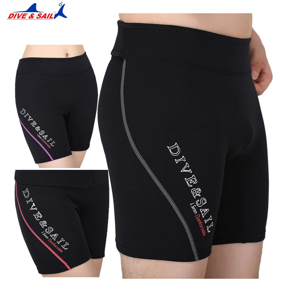 Pantalones cortos de buceo para hombre y mujer, traje de buceo de neopreno, navegación, Surf, remo, mantiene calor, nuevo regalo, invierno, 1,5mm, 1 unidad|diving swim suit|surf snorkelrowing suit - AliExpress