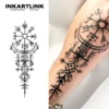 Ancient symbols Temporary Tattoo,Lasts To 15 Days New Technology Magic Waterproof Semi Permanent Sticker. 1