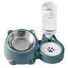 Cat Bowl 2-in-1 Drinking Water Dog Food Pot Water Bowl Rice Pot Pet Supplies Cat Bowl Pet Drinking Water Feeding Integration 3