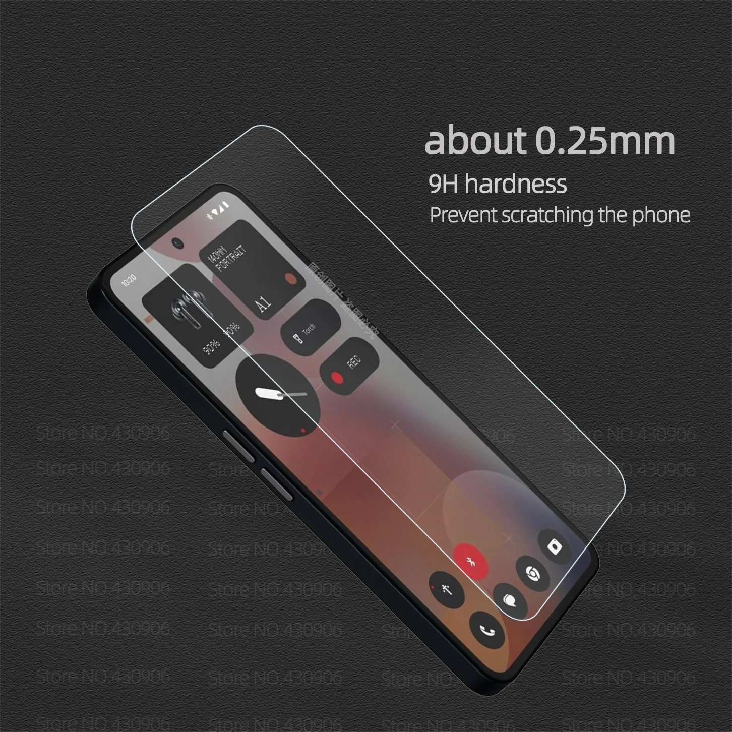 Ultra-Clear Tempered Glass Screen Protector with Full Coverage & Fingerprint Unlocking