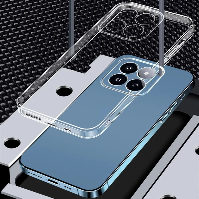Durable Slim Transparent Shockproof Phone Case - Clear Flexible TPU Cover