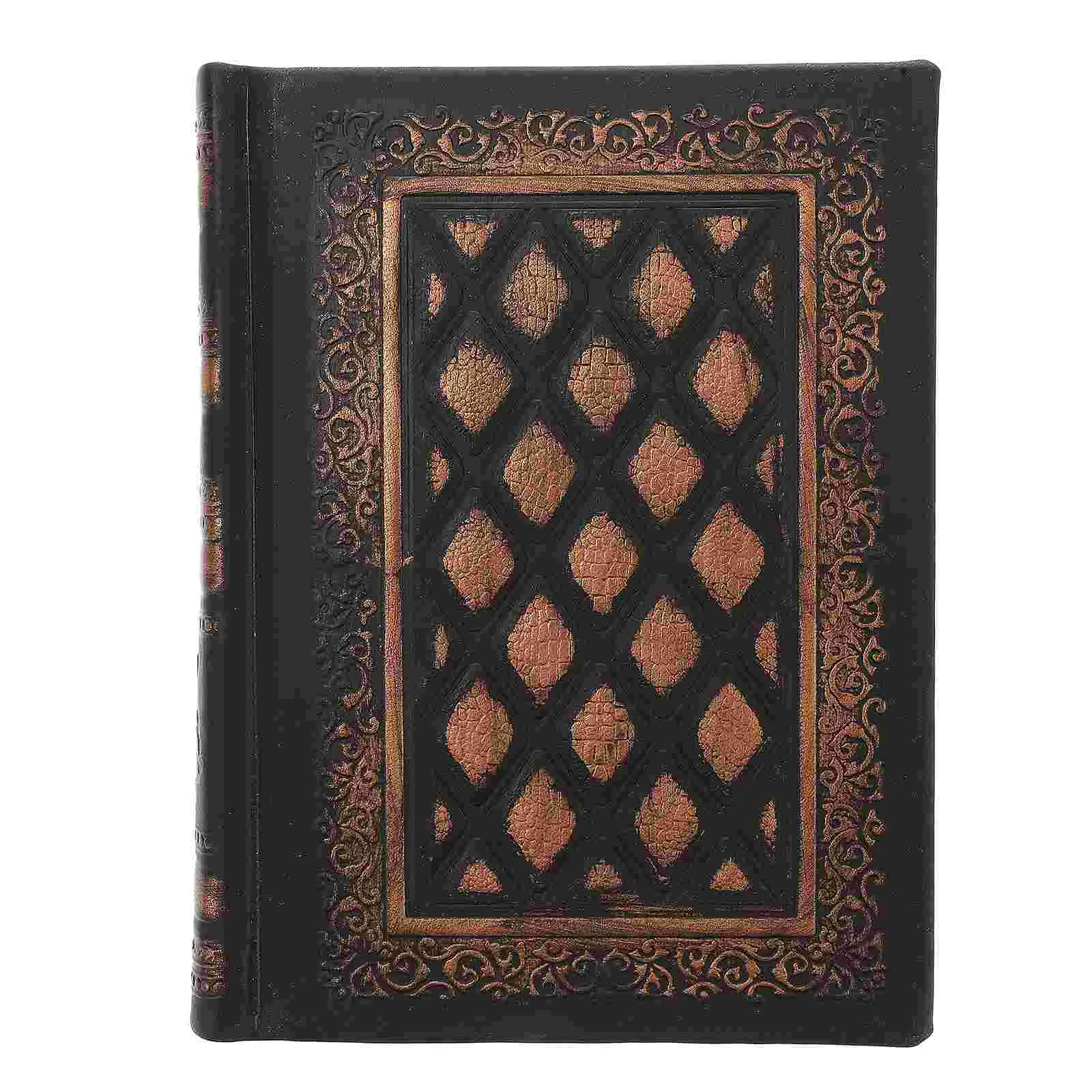 

Vintage Embossed Journal Notebook Diary Book Blank Sketchbook Notepad Gift for Home School Office ( )