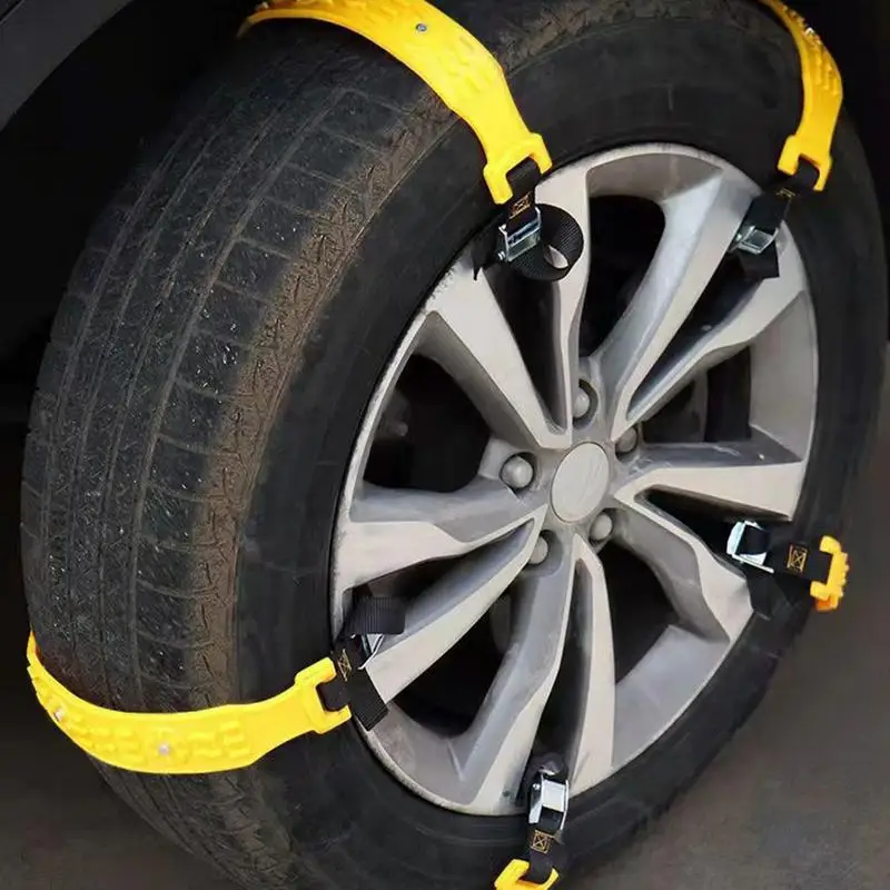 Car Snow Chains Anti Skid Snow Chains Car Winter Tire Wheels Chain Winter Outdoor Tire Emergency Anti-Skid Auto Accessories
