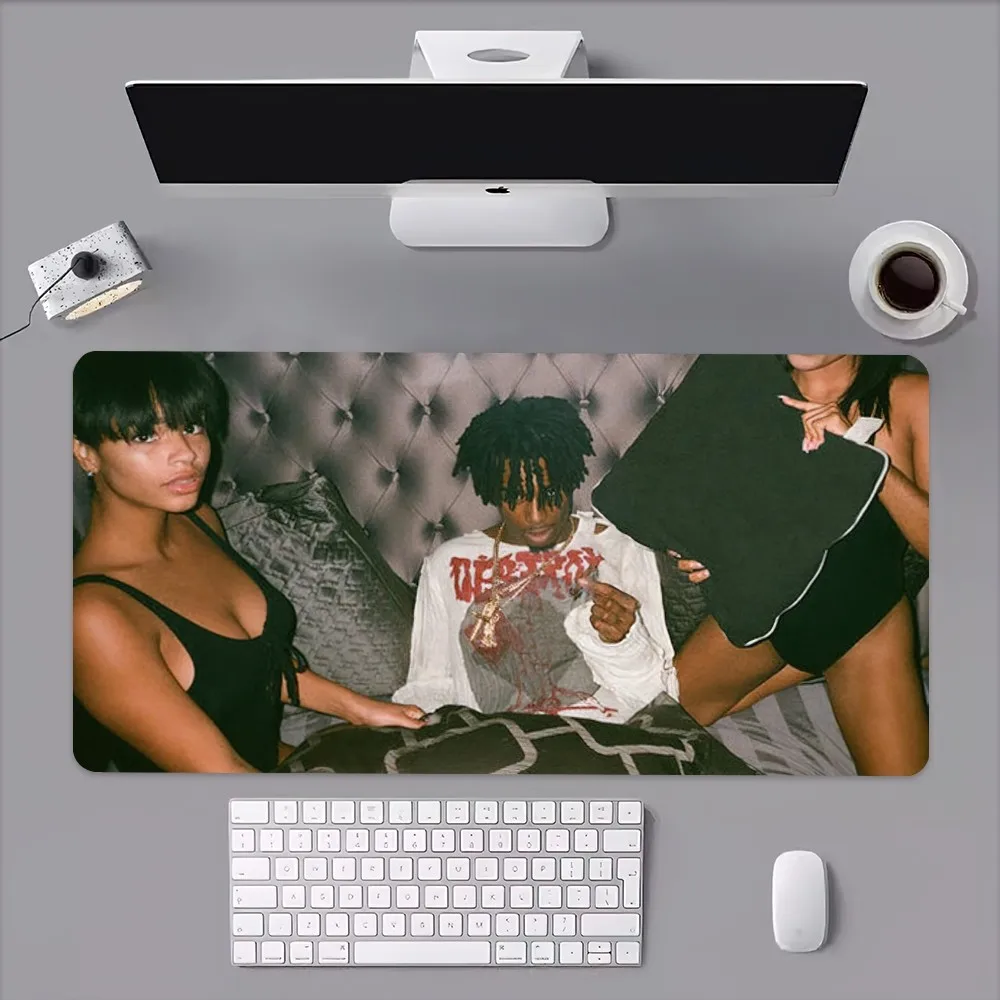 Rapper Playboi Carti Die Lit Mouse Pad Computer Laptop Gaming Office Wrist Guard Non Slip Keyboard Pad 5