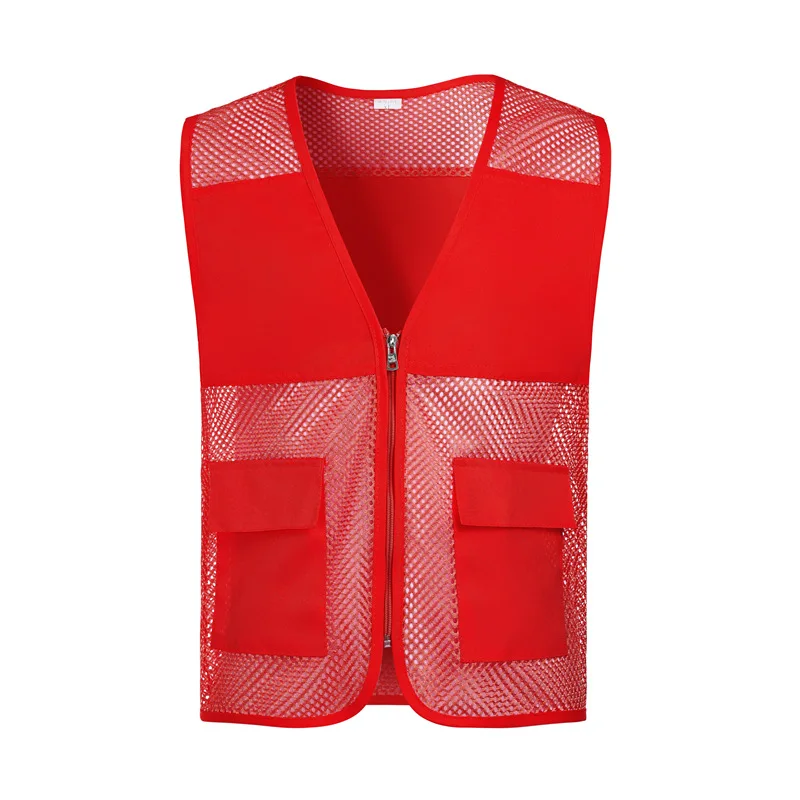 Sleeveless Vest Mesh Volunteer Men's and Women's Workwear