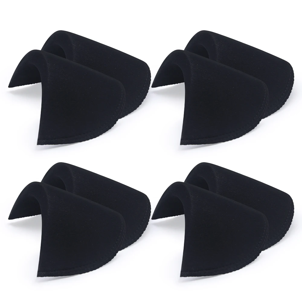 Shoulder Pads 4 Pairs Soft Padded Encryption Foam for Blazer T-shirt Clothes Sewing Accessories