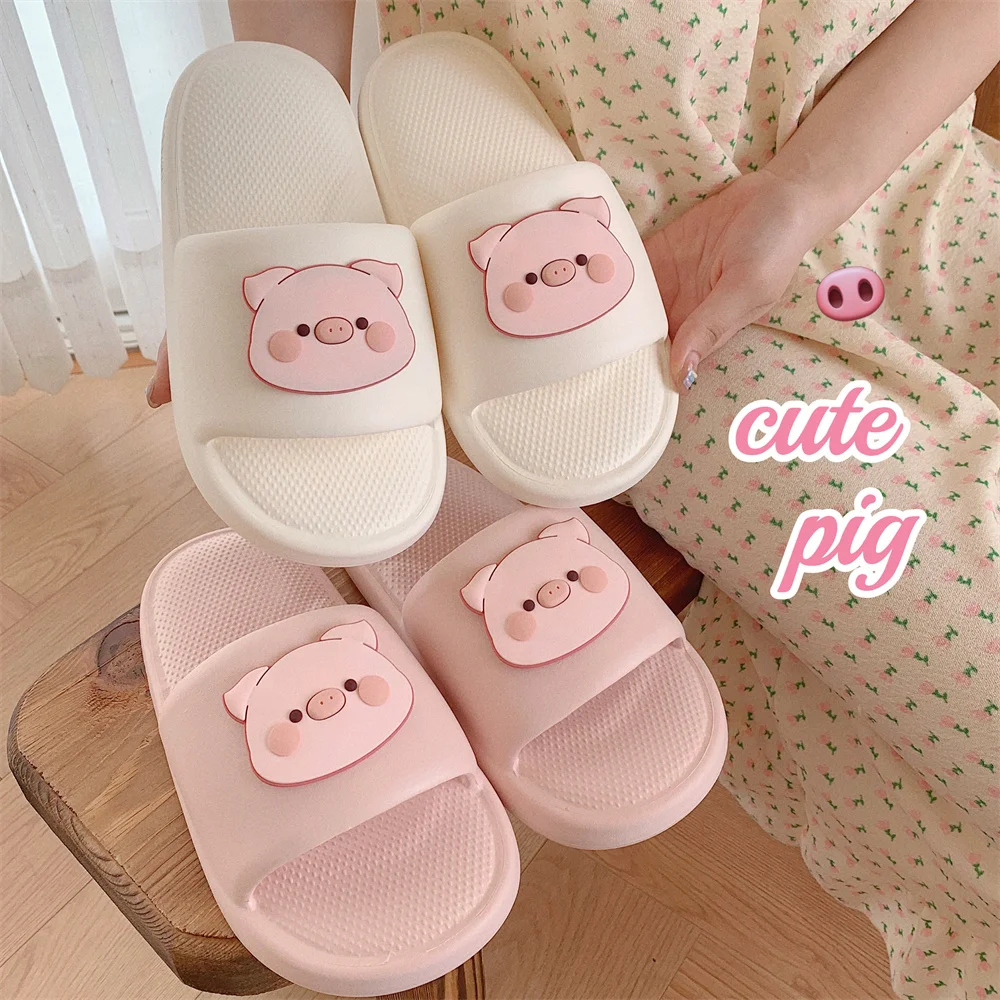 Indoor Slippers Ladies Pig Slippers HengQiu Pig Animal Warm Winter