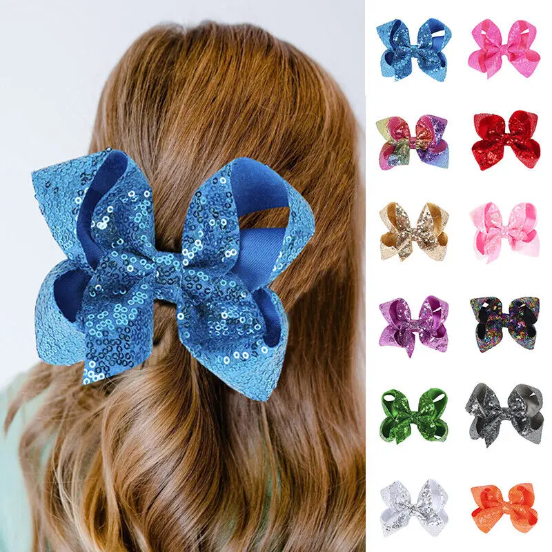 

Банты для волос с лентой, 1 шт., с зажимом, 5 дюймов, большая женская шпилька-бант, подарки, головные уборы, аксессуары для укладки волос