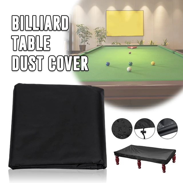 EagleWings Housse de table de billard ajustée pour table de billard de  2,2/2,4 m – Accessoires de protection en feutre – Housses en cuir lourd