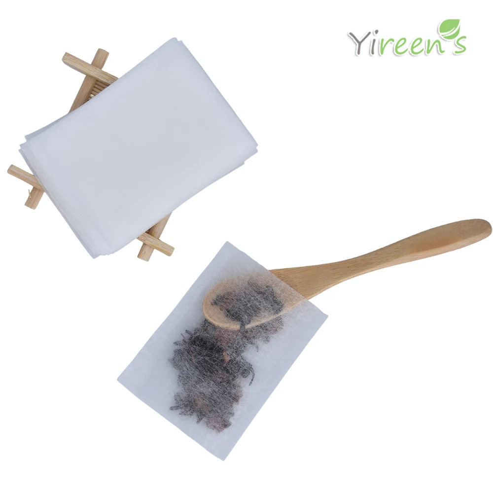 Food Grade Corn Fiber Filter Biodegradable Heat Sealing Teabag For Herb Loose Spice 1000pcs