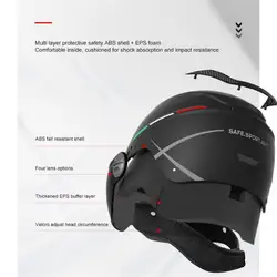 Electric Scooter Motorcycle Helmet Summer Breathable City Commute EPS Lens Helmet Motorcycle Protective Safety Helmets