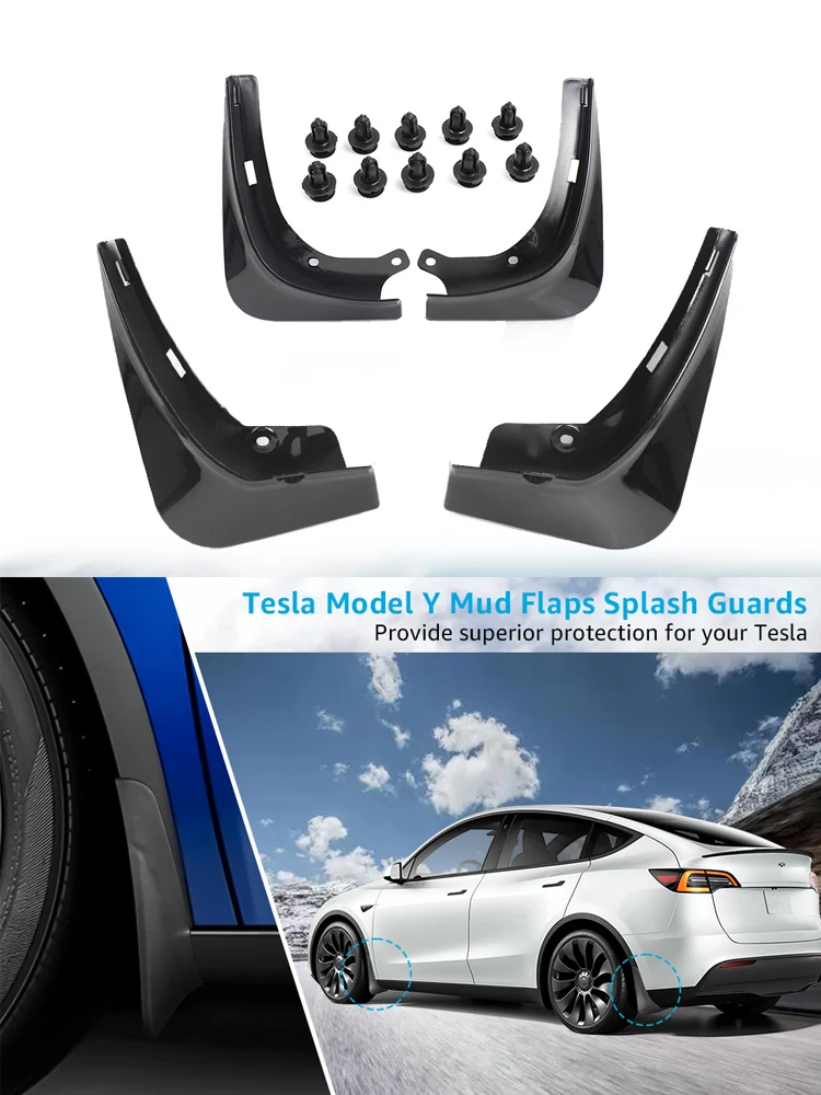 

4 шт./партия, брызговики для Tesla Model Y 2020-2023