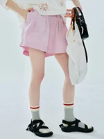 2025 imakokoni summer style artistic sweet washed cotton cool lace high waisted shorts 255088 - Image 4