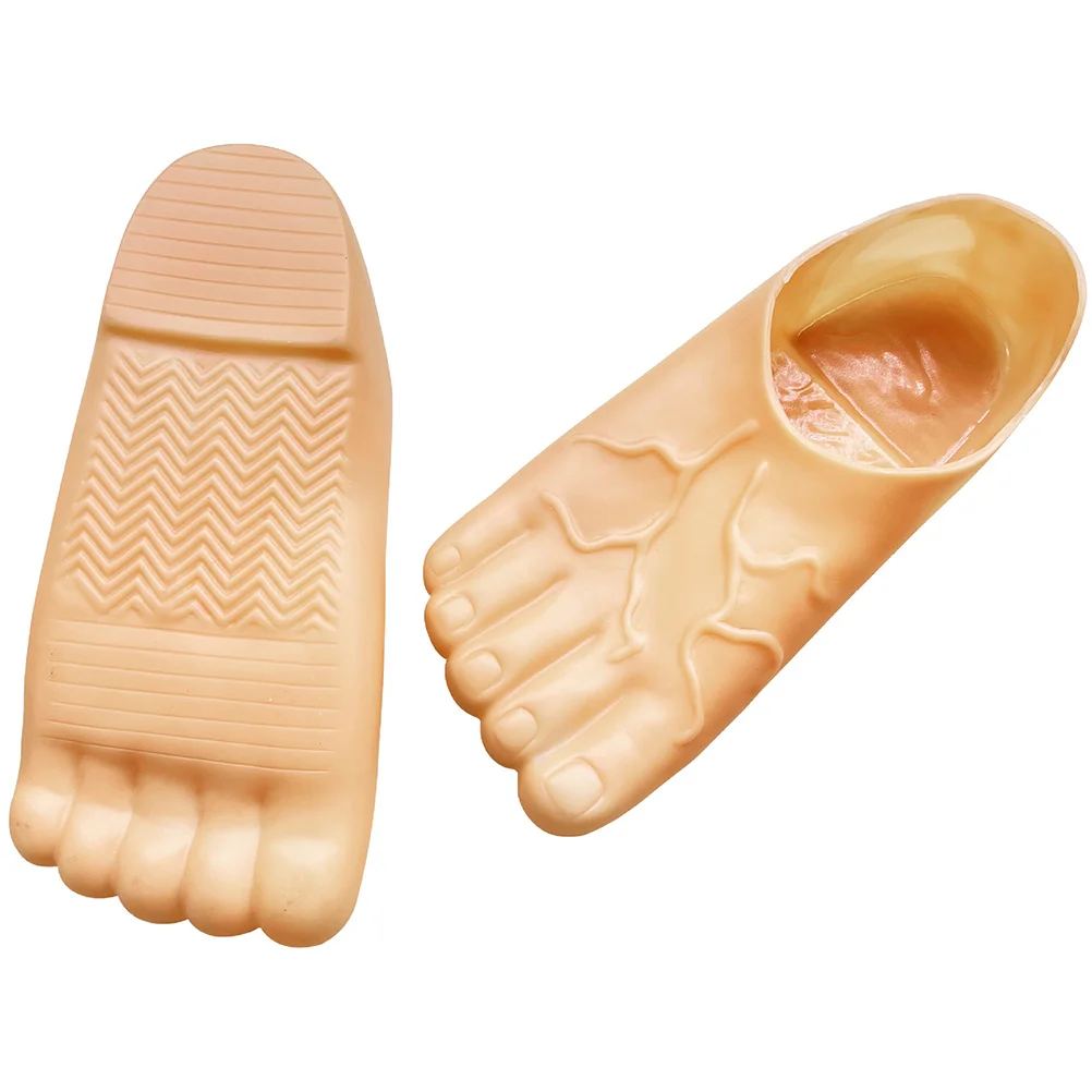 

Giant Shoe Covers Halloween Gifts Costume Slippers Prop Feet Cosplay Makeup Large Bare Plastic