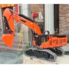 385CF RC Excavator 1/8 Hydraulic RC Excavator Metal Heavy Engineering Excavator with Light System Adult Remote Control Car Toy 3