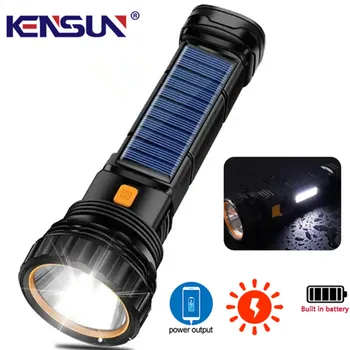 Solar LED Power Flashlight 1