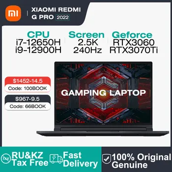 2022 New Xiaomi Redmi G Pro Gaming Laptop 16 Inch 2.5K 240Hz LCD Screen Notebook i7-12650H 16GB 512GB RTX3060 Gaming Computer PC 1