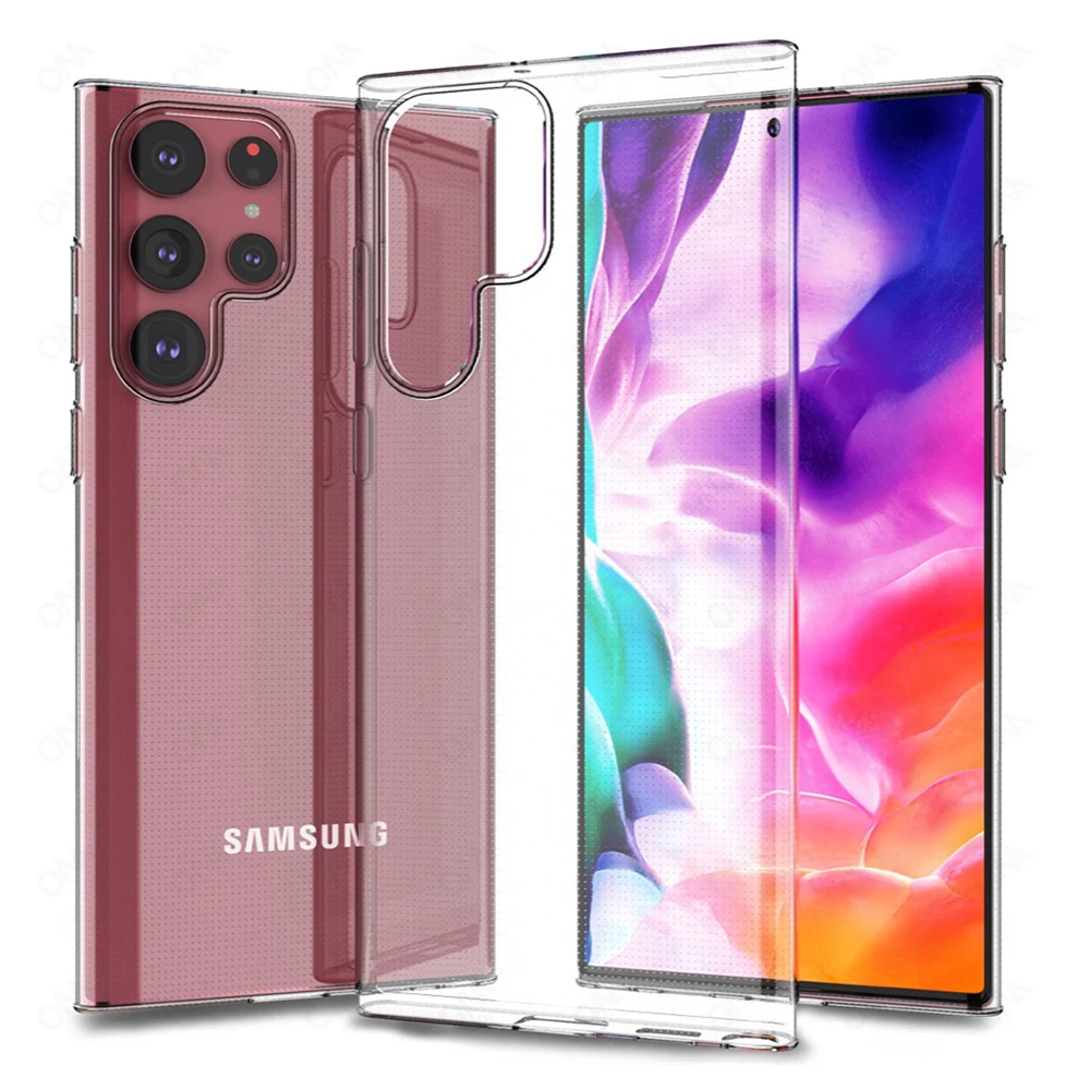 TPU Rõ Ràng Mềm Trường Hợp Bìa Cho Samsung Galaxy S22 Siêu Trang Bị Bumper Trong Suốt Trường Hợp Bảo Vệ Cho Galaxy S22 / S22 cộng Với silicone case for samsung