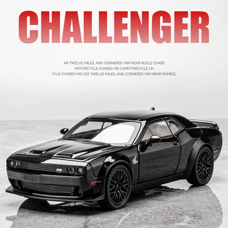 Alloy Car Toy 1:32 Hellcat Model Decorations Desktop Ornaments Adult Gifts