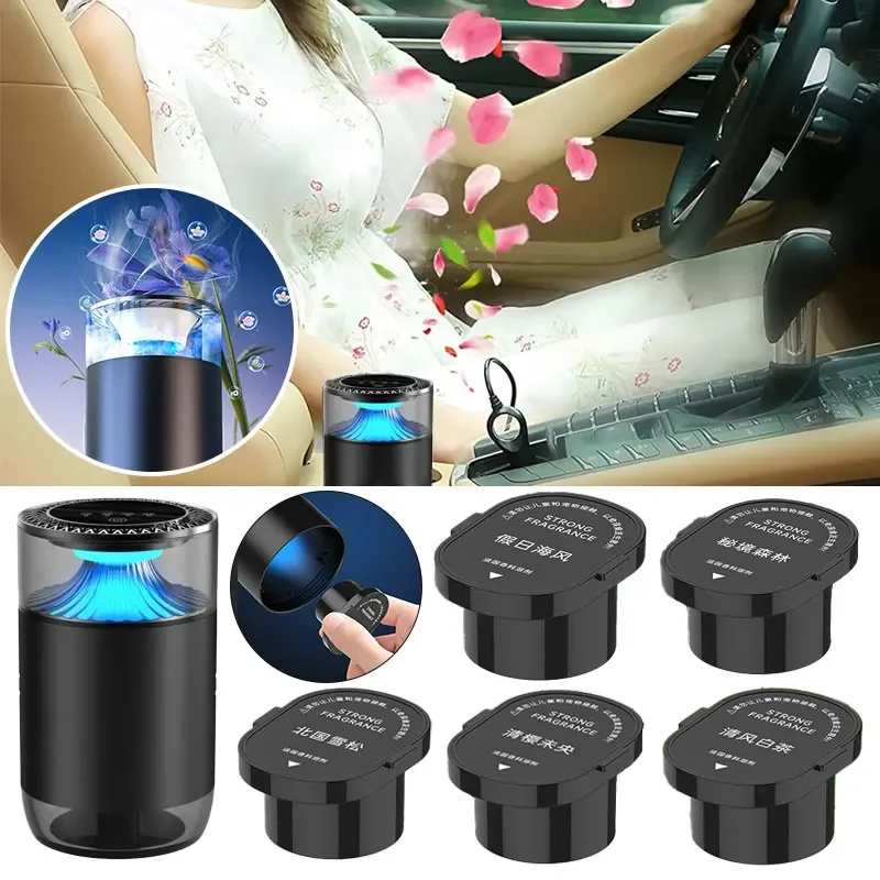 Car Humidifier Essential Oil Diffuser Smart Car Air Freshener - Main Image