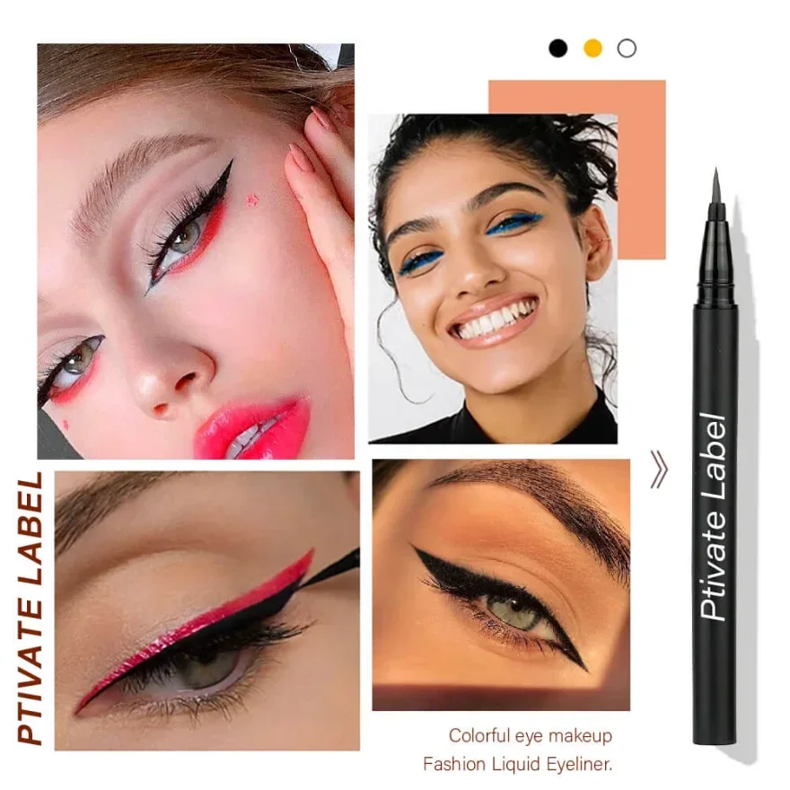 Colored Waterproof Eyeliner with Excellent Customer Service Water Activated Eyeliner Custom Logo Eyeliner Private Label 2
