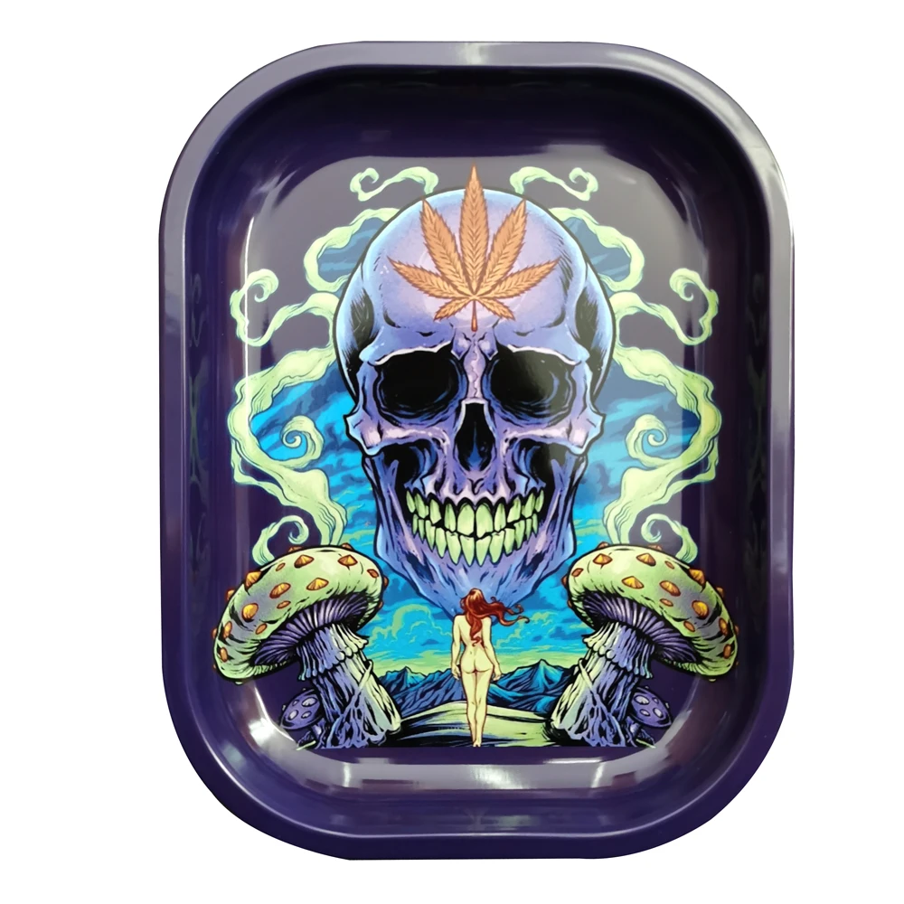 2022NewCartoonJokerRollingTraysForTobacco180140MMCuteMetal