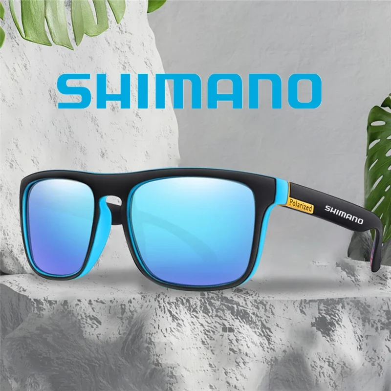 Polarized Sunglasses Shimano Polarized Sunglasses Men's Driving Shades Male Cycling Camping Hiking Fishing Classic Sun Glasses UV400 Eyewearing