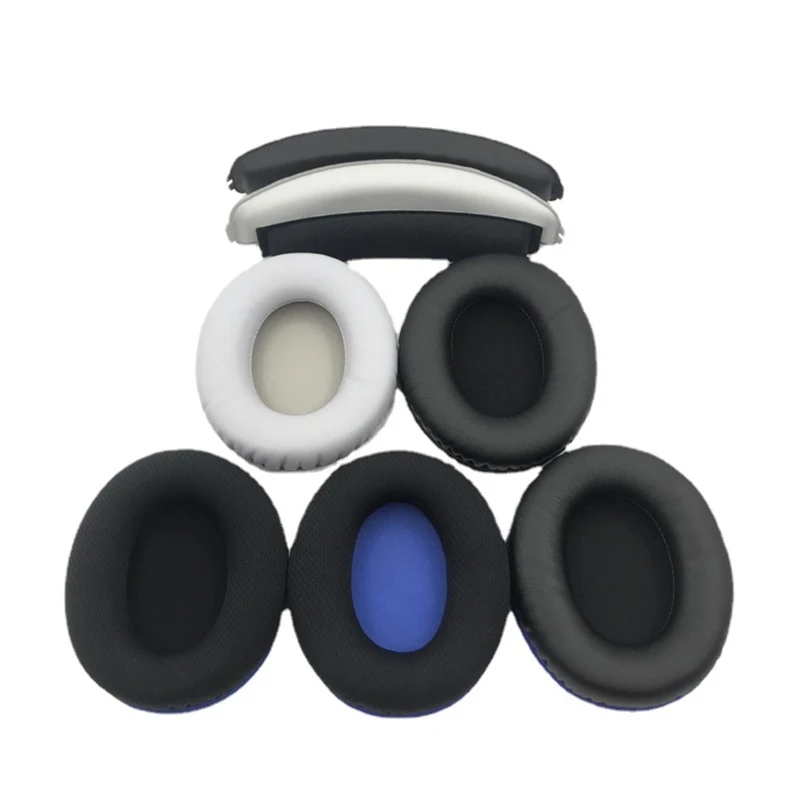 

Replacement Earpads Headbeam Compatible for HyperX Cloud Stinger Core Headphone Sleeves Headband Ear Cushions Earmuffs