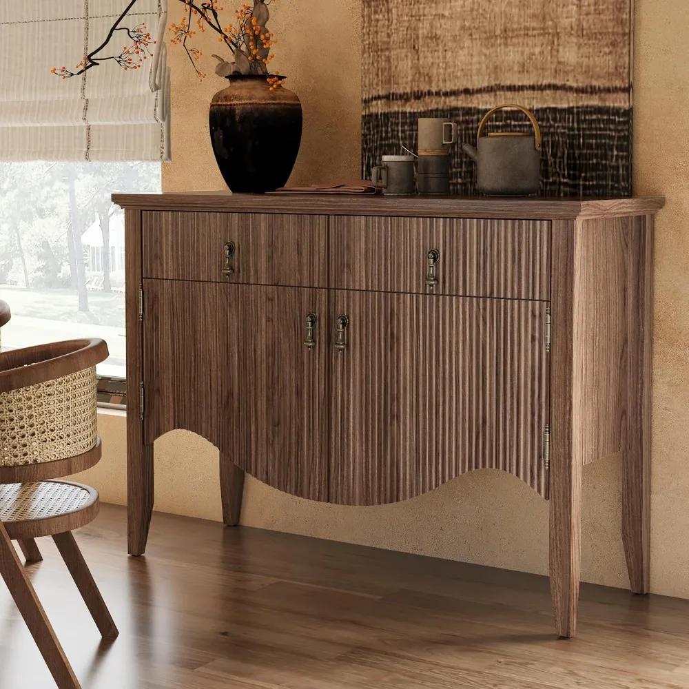 40" Retro Buffet Cabinet with Storage 6