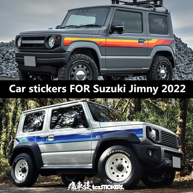 Nuovi adesivi per auto per Suzuki Jimny 2022 accessori speciali per  decalcomanie per la decorazione esterna