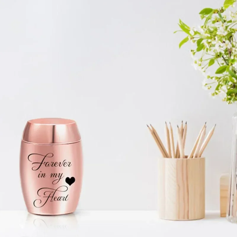 Colorful Mini Engraved Cremation Urns For Pet Human Ashes Casket Funeral Loss Of Love Stainless Steel Cremation Pet Ashes Box