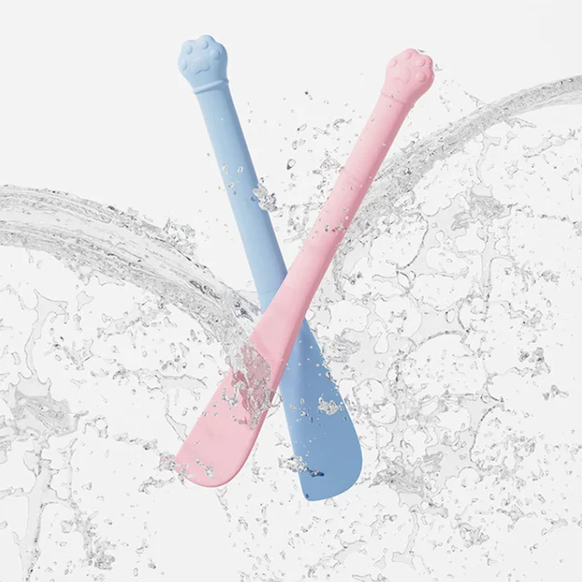 Pet cat long-handled can scoop multi-functional pet can opener cat feeding spoon lid opener for cat cans. 3