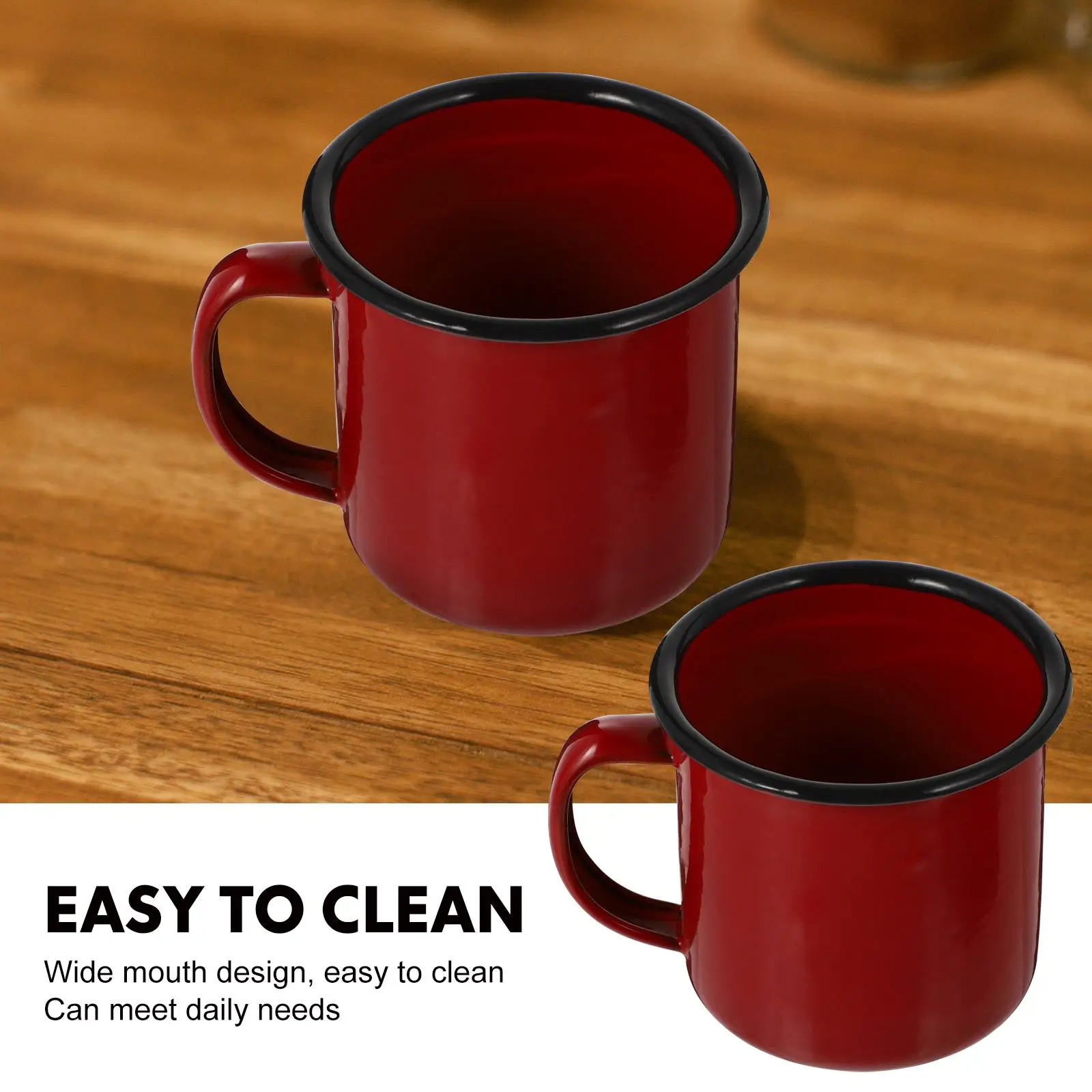 Vintage Iron Tass Small Tass Hot Pot Mug Water Cup Home Restaurant 1pc