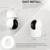 3pcs Wall Shelves, Acrylic Floating Shelves Small Clear Shelf Display Ledges Adhesive Hanging Shelves for Smart Speaker Action 6