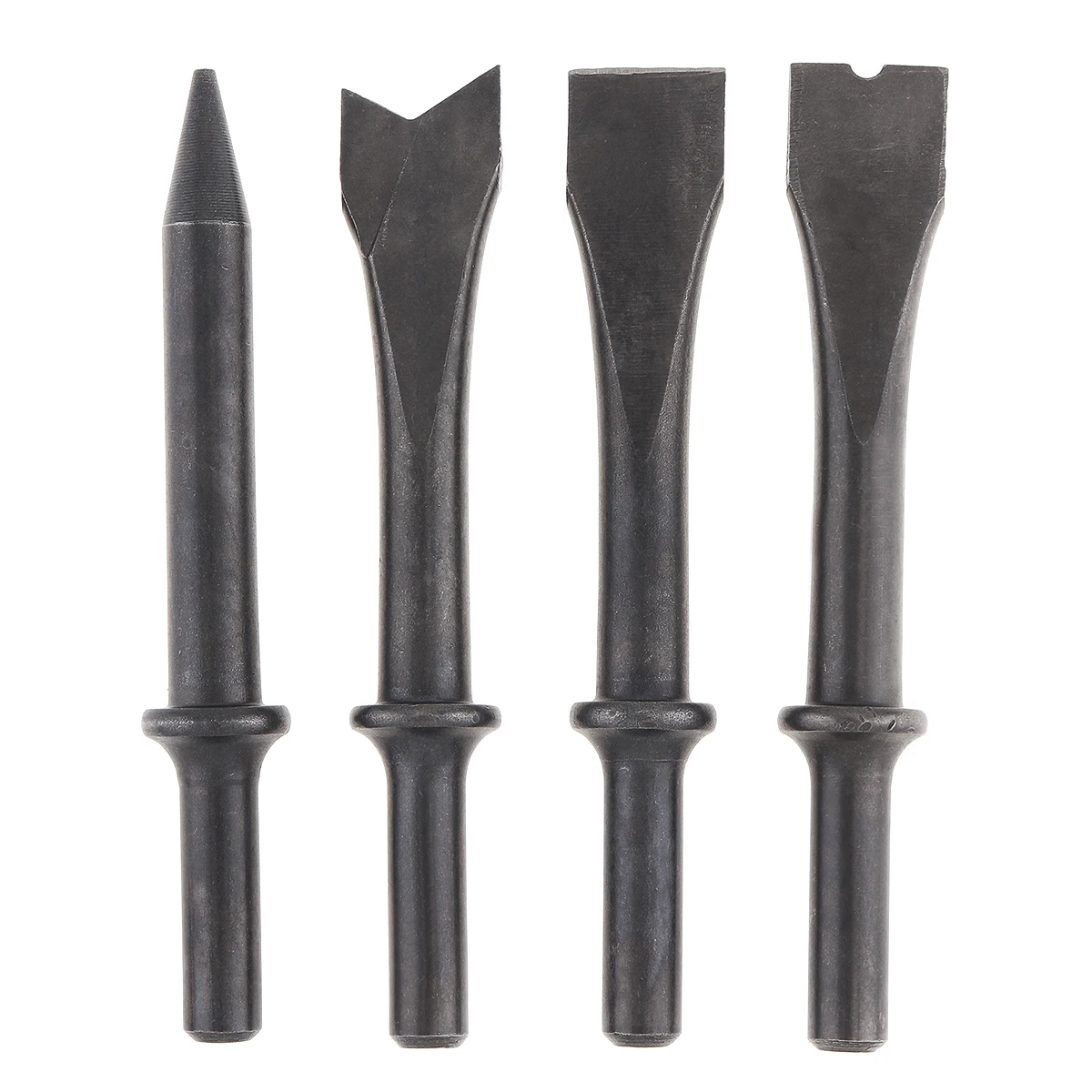 4/5/6 pcs Hard 45# Steel Solid Air Hammer/Chisel/Rivet Impact Head Support Pneumatic Tool for Cutting/Drilling/Rusting Removal 4 5 6 pcs hard 45 steel solid air hammer chisel rivet impact head support pneumatic tool for cutting drilling rusting removal