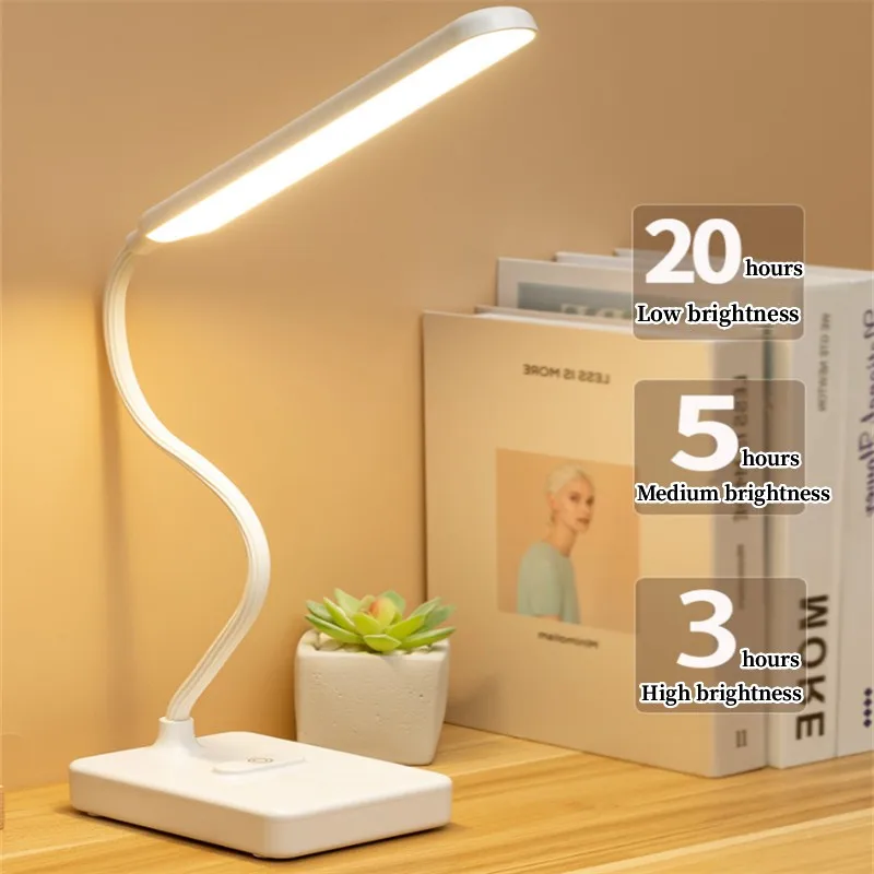 30 LED Reading Light Dimmable 3 Modes USB Rechargeable Touch Control Reading Study Light Table Lamp for Bedroom Christmas Gift 3
