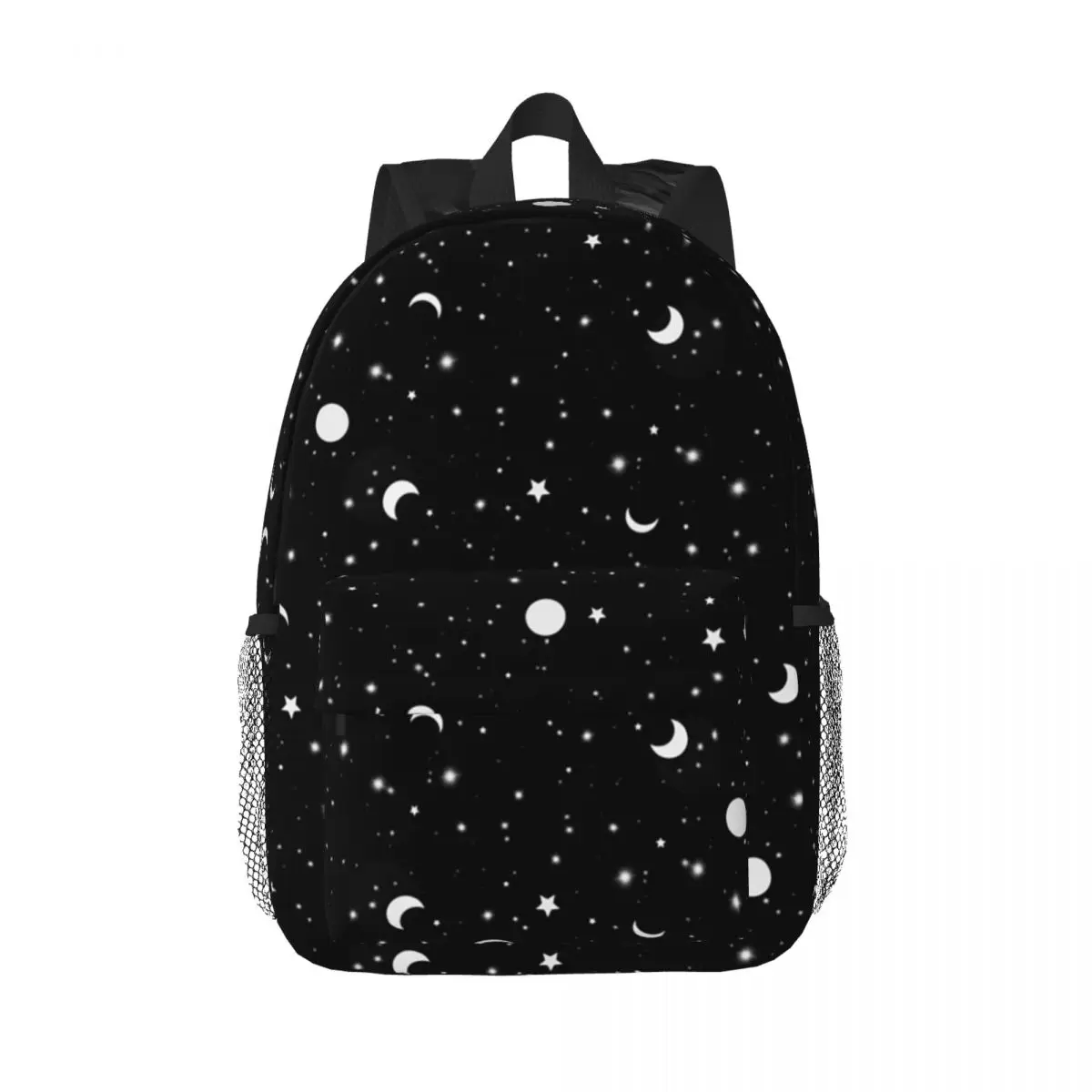 

Рюкзак черный Универсальный для мальчиков и девочек, модная детская сумка для книг, дорожный ранец, вместительная сумка на плечо