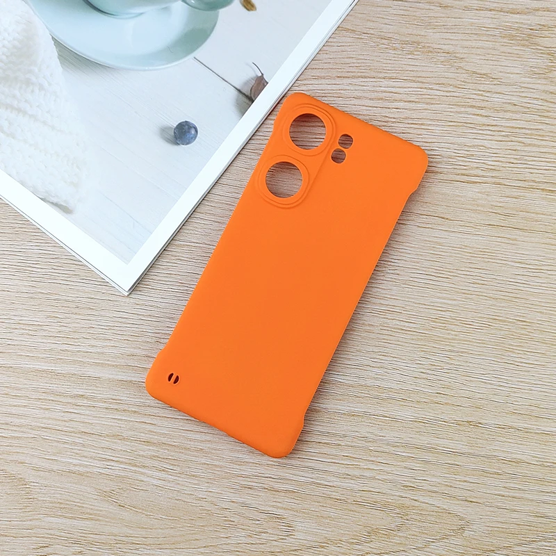 Frameless Slim Matte Shockproof Back Cover