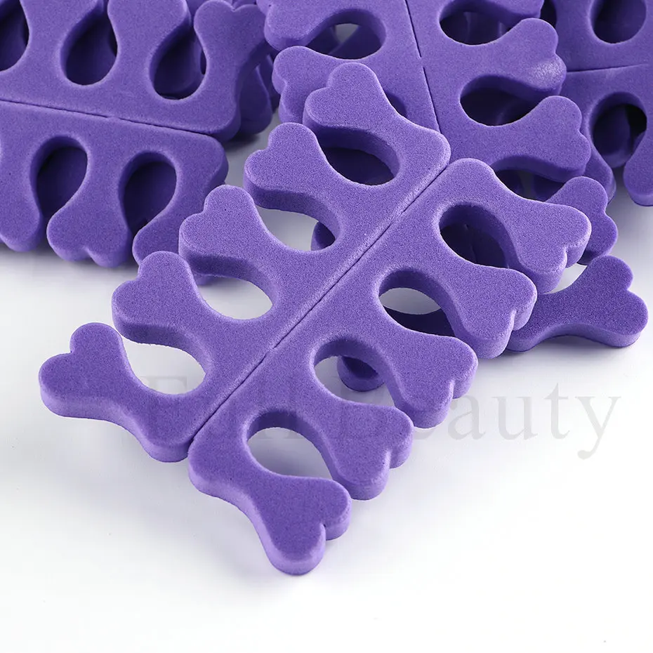 Soft Sponge Toe Separators Flexible Fingers Foots Divider Gel UV Polish Coating Painting Nail Art Tools Accessories