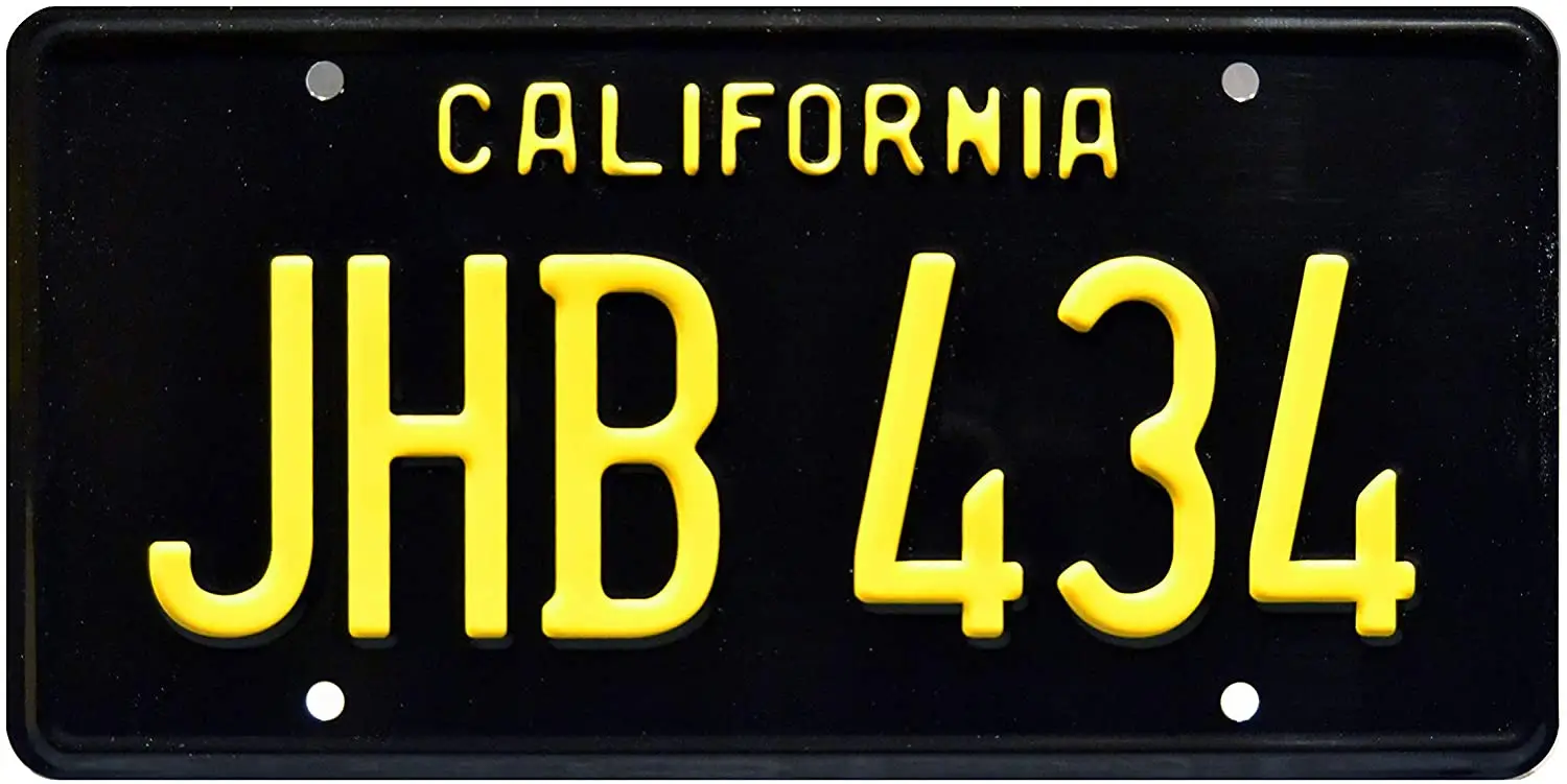 

Celebrity Machines Two Lane Blacktop | JHB 434 | Metal License Plate