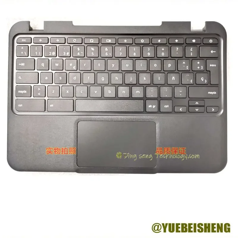 

YUEBEISHENG New/org For Lenovo Chromebook N21 N22 Palmrest SP Spanish keyboard upper cover 5CB0L71384