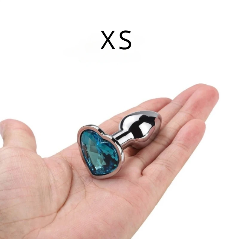 Mini Metal Anal Plug Beginner Butt Plug Masturbation Tool Sex Massager Adult Sex Toys Jelly Color Buttplug Prostate Massager 18